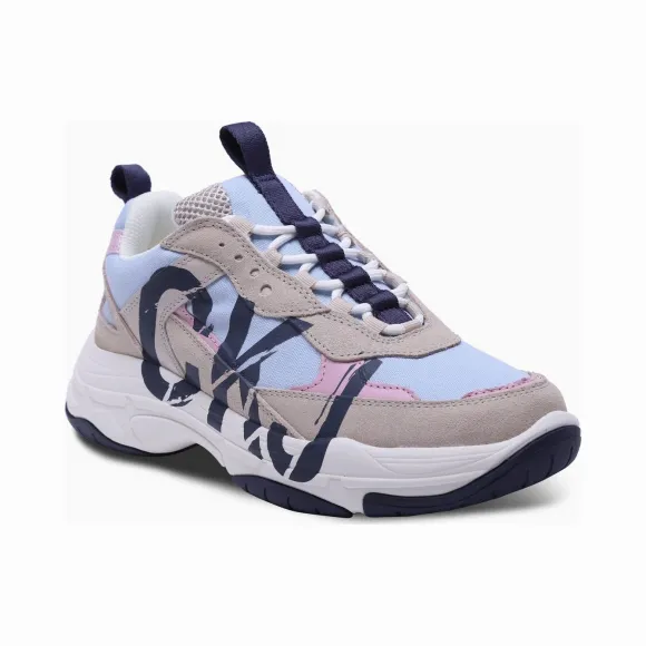 Calvin Klein 女鞋 时尚拼接运动系带旅游鞋 B4R0869Ft-配件系列