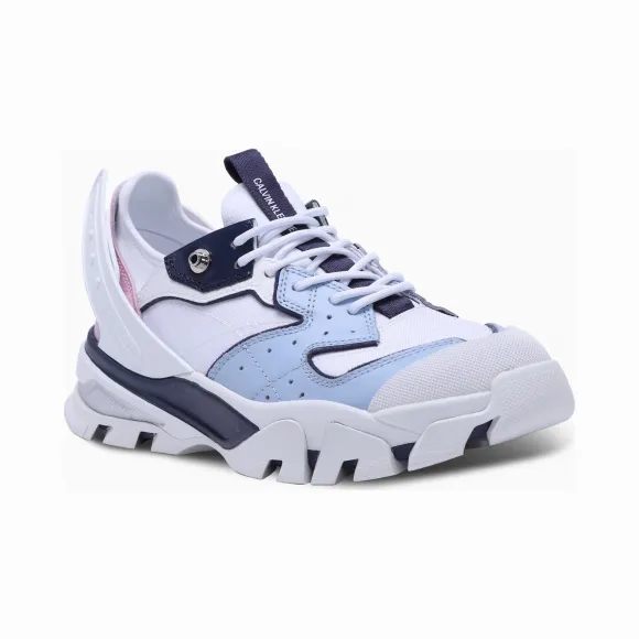 Calvin Klein 女鞋 轻便拼接系带休闲运动鞋 B4R0883Ft-配件系列