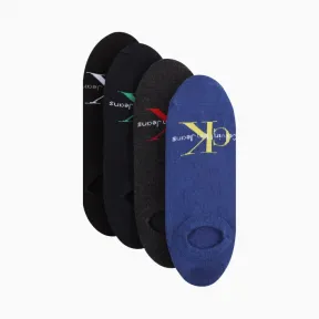 卡尔文·克莱恩/Calvin Klein 男士新款四双装袜子 ECG209A-配件系列