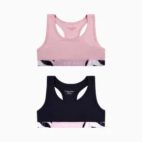 Calvin Klein女童新款Logo工字两件装内衣 G800201-童装系列