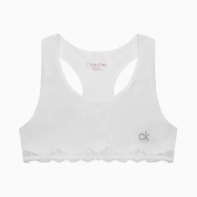 卡尔文·克莱恩/Calvin Klein 女童新款蕾丝边两条装内衣 G800240-童装系列