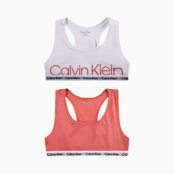 Calvin Klein女童新款Logo工字两件装内衣 G800242-童装系列