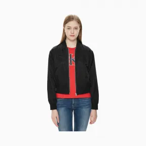 卡尔文·克莱恩/Calvin Klein 女士新款棒球领单夹克 J210791-牛仔休闲系列