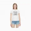 卡尔文·克莱恩/Calvin Klein 女士新款LOGO短袖T恤 J211461-牛仔休闲系列