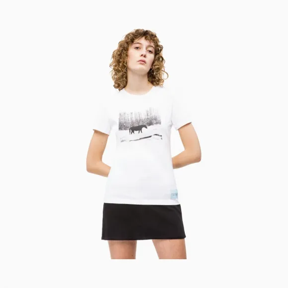 卡尔文·克莱恩/Calvin Klein 女士新款Andy Warhol系列纯棉圆领短袖T恤 J211676-Andy Warhol系列