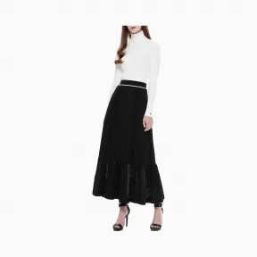 卡尔文·克莱恩/Calvin Klein CALVIN KLEIN女装新款撞色条纹腰边休闲裙 J212135-牛仔休闲系列