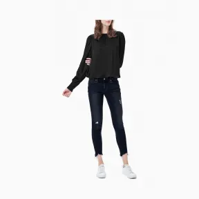 卡尔文·克莱恩/Calvin Klein 女士新款纯色休闲长袖衬衫 J212428-牛仔休闲系列