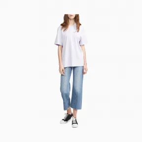 Calvin Klein 女装 圆领短袖纯棉T恤J214837-牛仔休闲系列