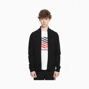 卡尔文·克莱恩/Calvin Klein 男士新款拉链立领针织衫 J310389-牛仔休闲系列