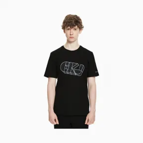 卡尔文·克莱恩/Calvin Klein 男士新款纯棉LOGO圆领T恤 J311705-牛仔休闲系列