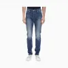 卡尔文·克莱恩/Calvin Klein 男士新款修身合体版磨白牛仔裤 J312009-牛仔休闲系列