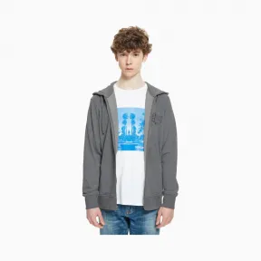 卡尔文·克莱恩/Calvin Klein 男士新款连帽拉链纯棉针织休闲服 J312050-牛仔休闲系列