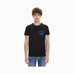 卡尔文·克莱恩/Calvin Klein 男士新款LOGO圆领短袖T恤 J312219-牛仔休闲系列