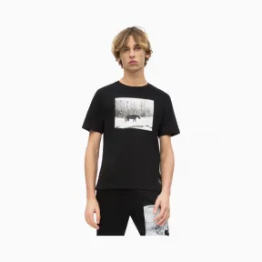 卡尔文·克莱恩/Calvin Klein 男士新款Andy Warhol系列纯棉圆领短袖T恤 J312655-Andy Warhol系列