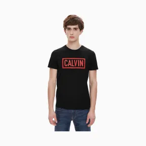 卡尔文·克莱恩/Calvin Klein 男士新款LOGO圆领短袖T恤 J312674-牛仔休闲系列