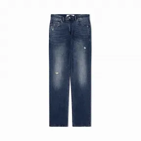 卡尔文·克莱恩/Calvin Klein 男士中低腰合体紧身牛仔裤 J312876-牛仔休闲系列