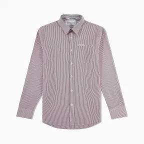 卡尔文·克莱恩/Calvin Klein 男士新款纯棉休闲商务条纹长袖衬衫 J313344-牛仔休闲系列