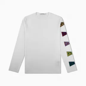 卡尔文·克莱恩/Calvin Klein 男士撞色Logo创意长袖卫衣 J313383-牛仔休闲系列