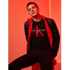 卡尔文·克莱恩/Calvin Klein 男士新款宽松休闲潮流保暖羽绒服外套 J314277-牛仔休闲系列