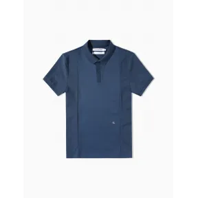 卡尔文·克莱恩/Calvin Klein CALVIN KLEIN 男士棉质翻领短袖T恤 J314448-牛仔休闲系列