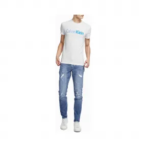 卡尔文·克莱恩/Calvin Klein CALVIN KLEIN 男装Logo休闲短袖T恤 J314476-牛仔休闲系列