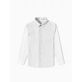 卡尔文·克莱恩/Calvin Klein CALVIN KLEIN 男装Logo竖条纹长袖衬衫J314518-牛仔休闲系列