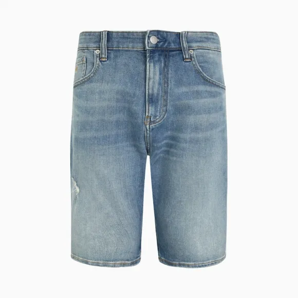 Calvin Klein 男装时尚牛仔短裤 J314836-牛仔休闲系列