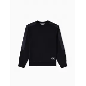 卡尔文·克莱恩/Calvin Klein CALVIN KLEIN 男装简约圆领长袖针织衫 J314866-牛仔休闲系列