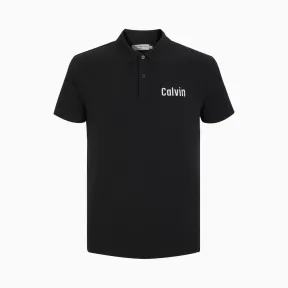 Calvin Klein 男装 短袖翻领Polo衫T恤J315040-牛仔休闲系列