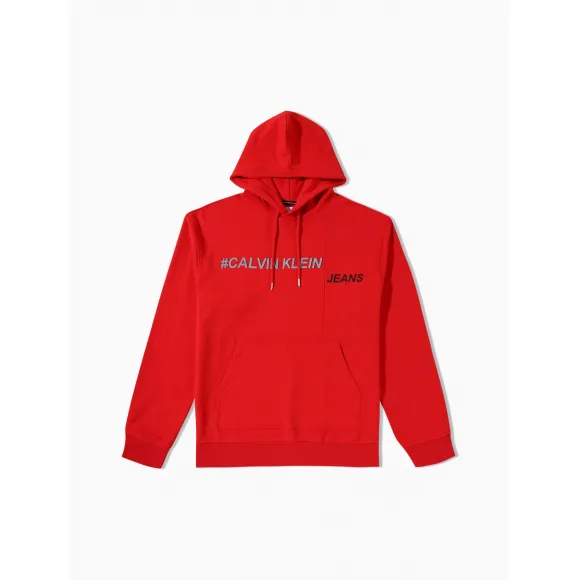 卡尔文·克莱恩/Calvin Klein CALVIN KLEIN 男士抽绳连帽长袖针织休闲服 J315083-牛仔休闲系列