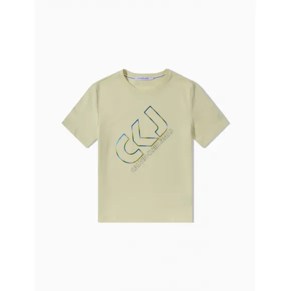 卡尔文·克莱恩/Calvin Klein CALVIN KLEIN 男装Logo针织休闲T恤 J316835-牛仔休闲系列