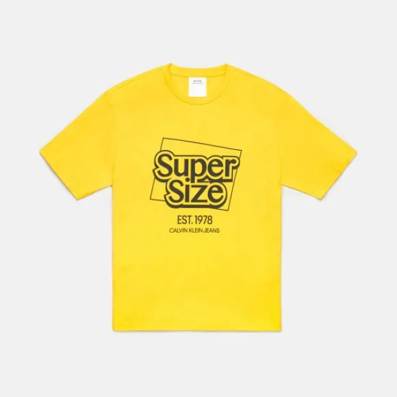 卡尔文·克莱恩/Calvin Klein 男士时尚印花1978系列短袖T恤 J900105-牛仔休闲系列