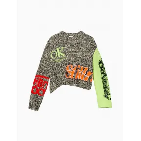 卡尔文·克莱恩/Calvin Klein 男士1978系列圆领长袖针织衫 J900293-牛仔休闲系列