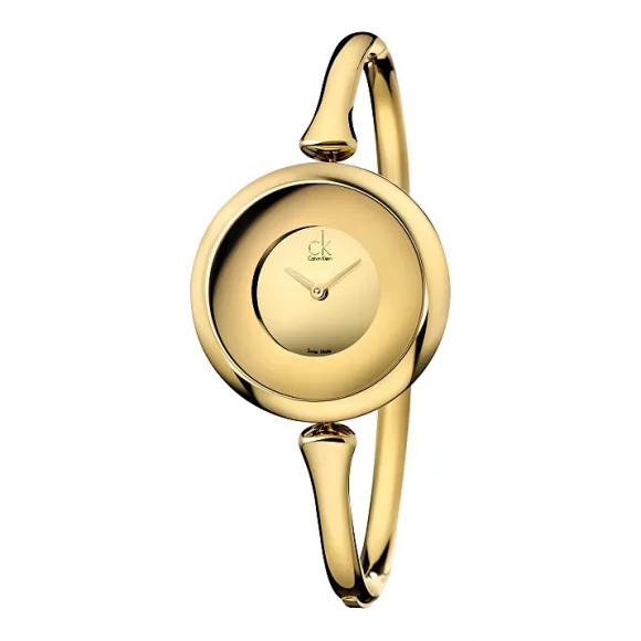 卡尔文·克莱恩/Calvin Klein  Sing 精钢镀金 石英机芯  K1C23809