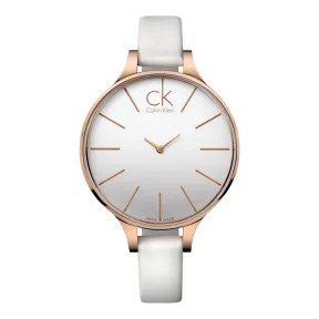 卡尔文·克莱恩/Calvin Klein   精钢镀金 石英机芯 女表 K2B23601