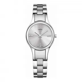卡尔文·克莱恩/Calvin Klein  Simplicity 不锈钢、钢 石英机芯 女表 K4323120