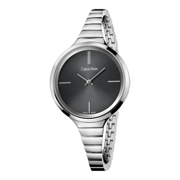 卡尔文·克莱恩/Calvin Klein  Lively 钢、不锈钢 石英机芯 女表 K4U23121