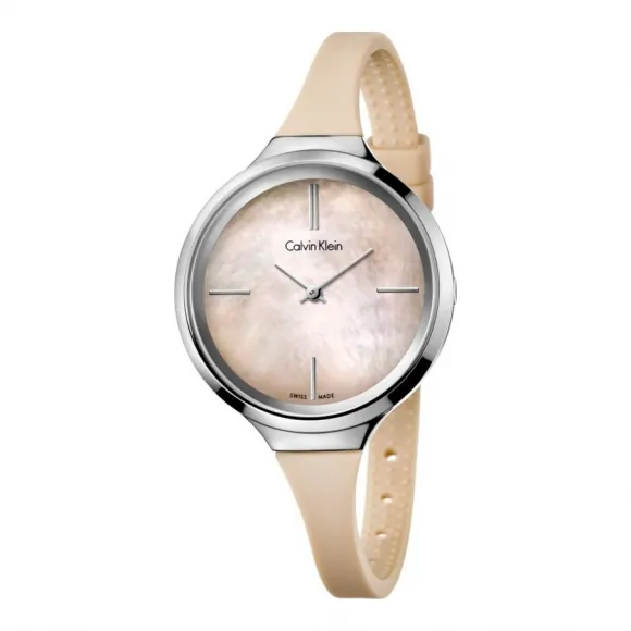 卡尔文·克莱恩/Calvin Klein   不锈钢 石英机芯 女表 K4U231XE