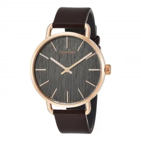 卡尔文·克莱恩/Calvin Klein   不锈钢、钢 石英机芯 男表 K7B216G3