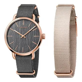 卡尔文·克莱恩/Calvin Klein   不锈钢 石英机芯 男表 K7B216P3