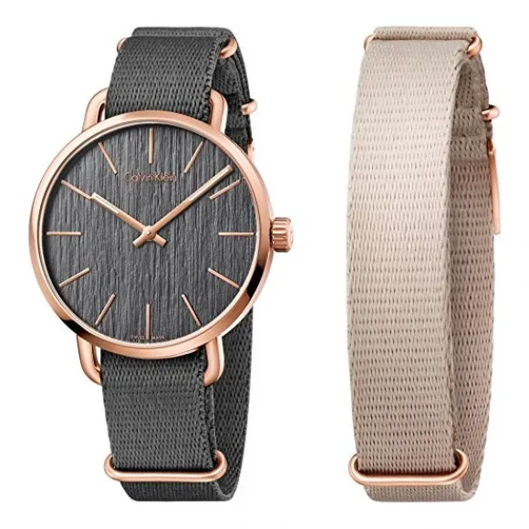 卡尔文·克莱恩/Calvin Klein   不锈钢 石英机芯 男表 K7B216P3