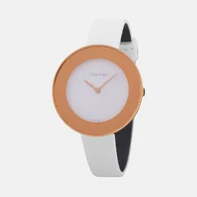 卡尔文·克莱恩/Calvin Klein   钢、PVD镀金、不锈钢、玫瑰金 石英机芯 女表 K7N236K2