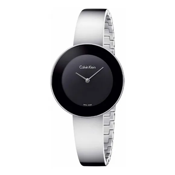 卡尔文·克莱恩/Calvin Klein   不锈钢、PVD镀黑 石英机芯 女表 K7N23C41