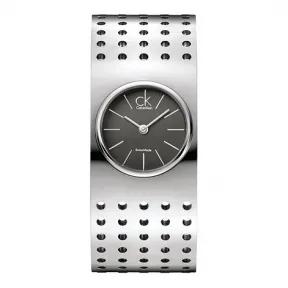 卡尔文·克莱恩/Calvin Klein  Grid 不锈钢 石英机芯  K8323107