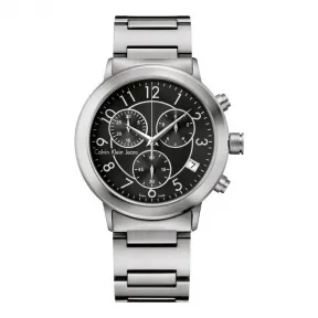 卡尔文·克莱恩/Calvin Klein   不锈钢 石英机芯 男表 K8717115