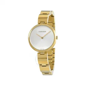 卡尔文·克莱恩/Calvin Klein【CK】 Wavy 32 MM 不锈钢 石英机芯 女表 K9U23546