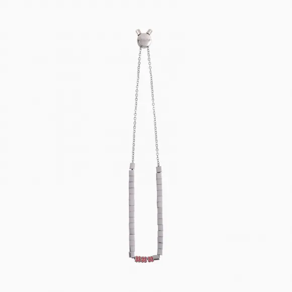 Calvin Klein女装粉色仿水晶手链 Kj9Mmb040300-配件系列