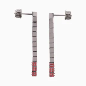 Calvin Klein女装粉色仿水晶耳坠Kj9Mme040300-配件系列