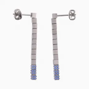 Calvin Klein女装蓝色仿水晶耳坠 Kj9Mme040400-配件系列