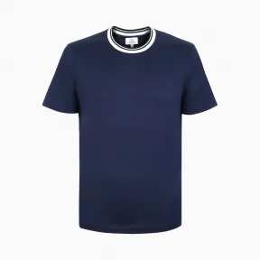 Calvin Klein 男装 丝光棉针织短袖T恤 M77466M038C-Ckck